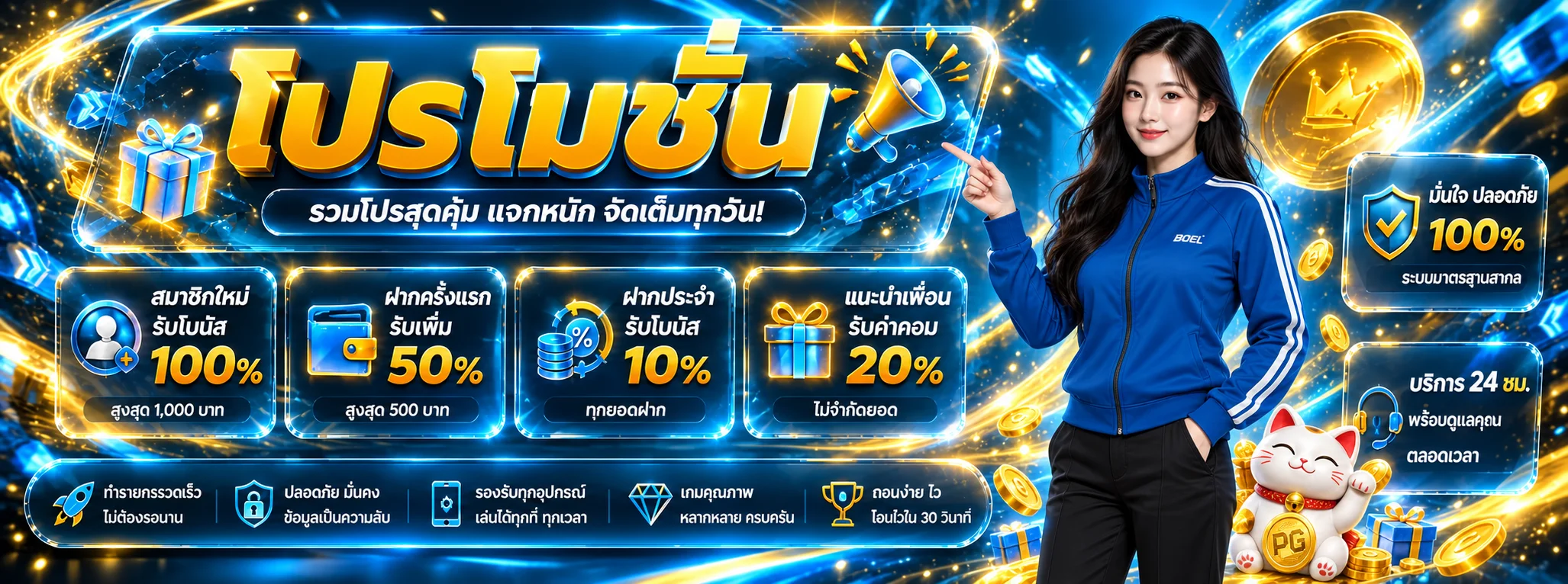 ภาพรวมโปรโมชั่นและบริการสมาชิก CK95